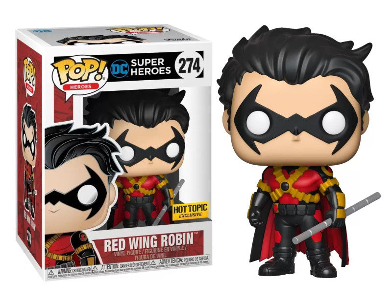 dukke værtinde langsom Funko POP! - DC Super Heroes - Red Wing Robin No. 274