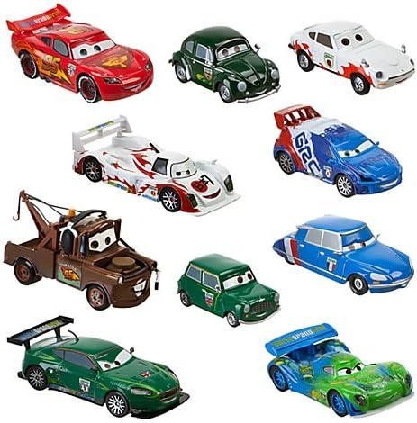 Disney Pixar Cars - World Grand Prix - Racer & Crew Chiefs Diecast Set (10-Pack) (1:43)