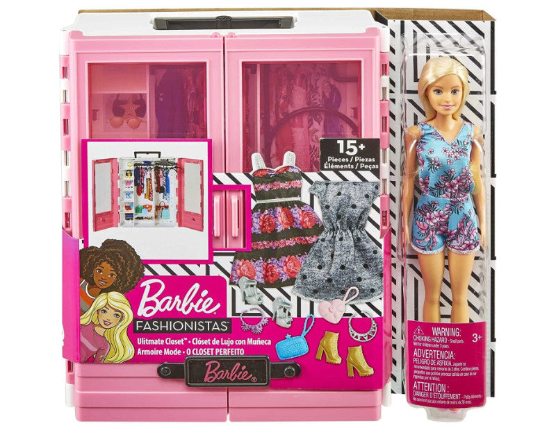 Barbie - Fashionistas - Ultimate Kledingkast inclusief Pop - GBK12