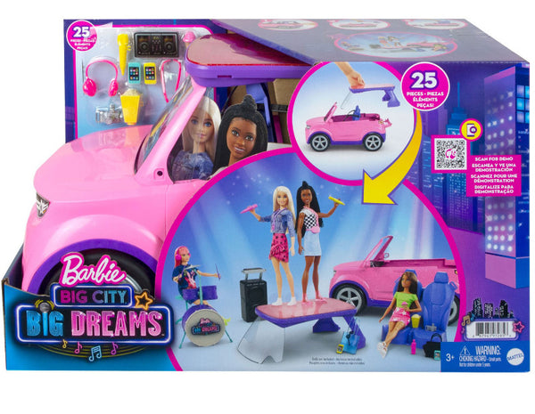 Barbie Big City - Big Dreams Terreinwagen en Accessoires (GYJ25)