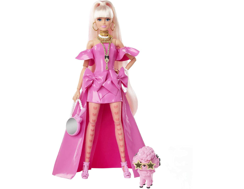 Barbie [Extra] Fancy - Pop in roze jurk met puppy