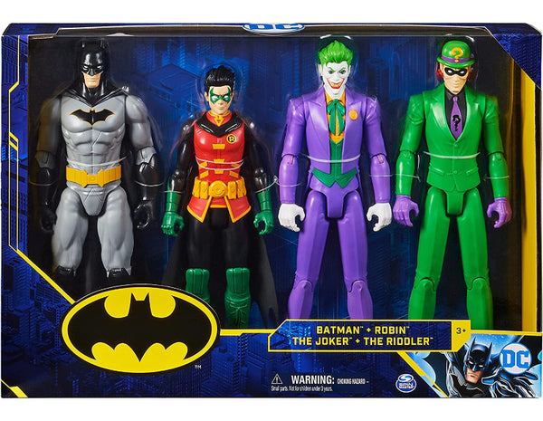 DC - Batman, Robin, The Joker & The Riddler
