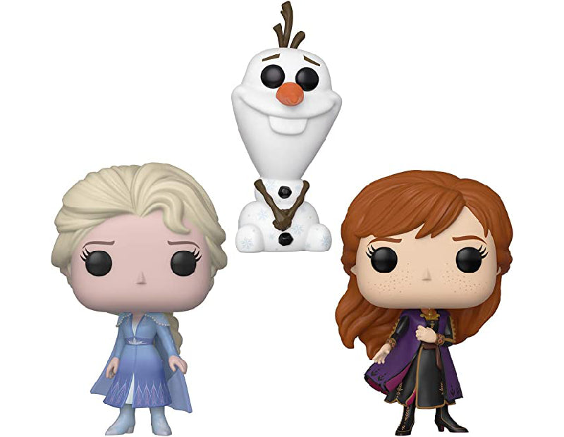 Funko POP! - Disney Frozen II 3-Pack | Elsa / Olaf / Anna Special Edition