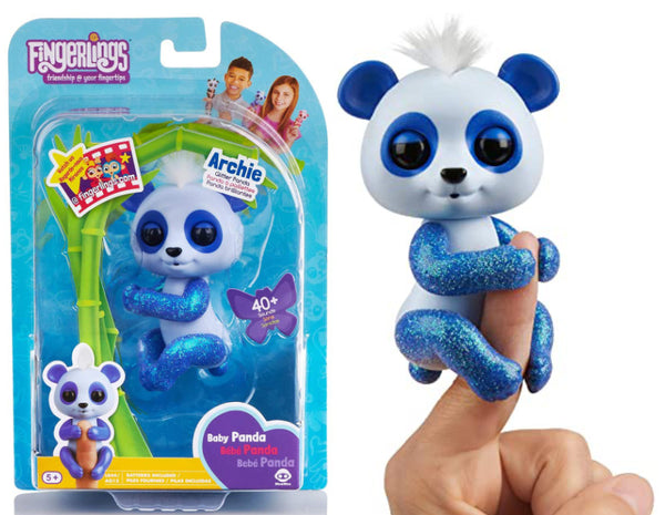 Fingerlings Glitter Panda Archie (Blue)