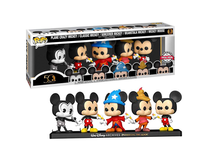 Funko POP! - Mickey Mouse - 50th Anniversary 5-Pack (Exclusive)