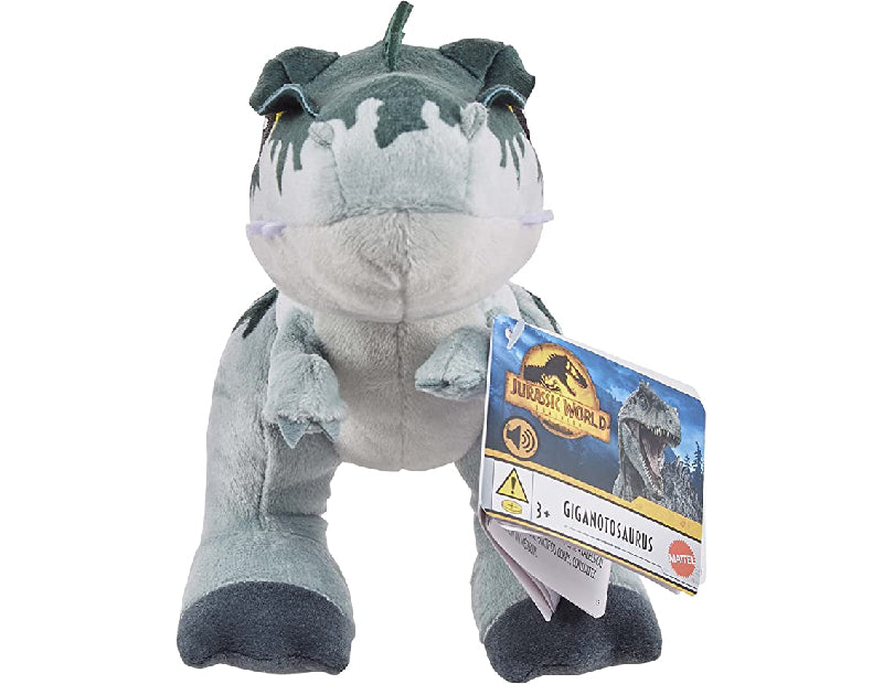 Jurassic World Dominion - 4 Plush Stuffed Toys with Sound