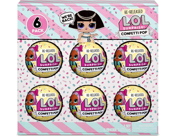 L.O.L. Surprise! Confetti Pop Pharaoh Babe 6-Pack