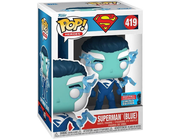 Funko POP! DC Super Heroes: Superman (Blue) No. 419