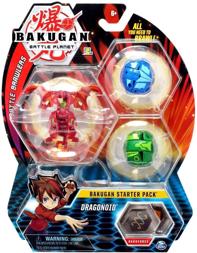Bakugan - Starter Pack met 3 Bakugan - Dragonoid