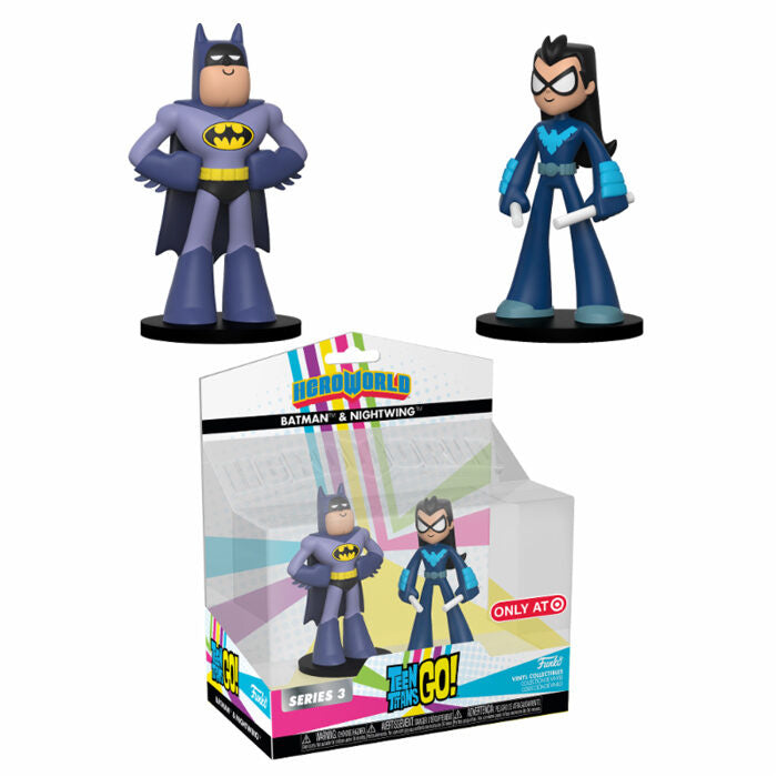 Funko Vinyl Collectibles - Teen Titans Go! - Heroworld Batman & Nightwing