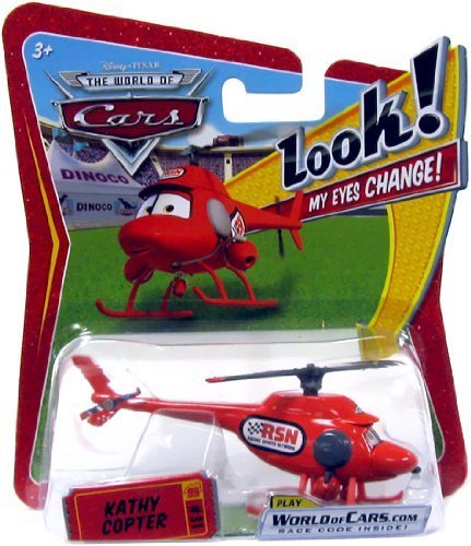 Disney Pixar Cars - Kathy Copter (Look my eyes change!)