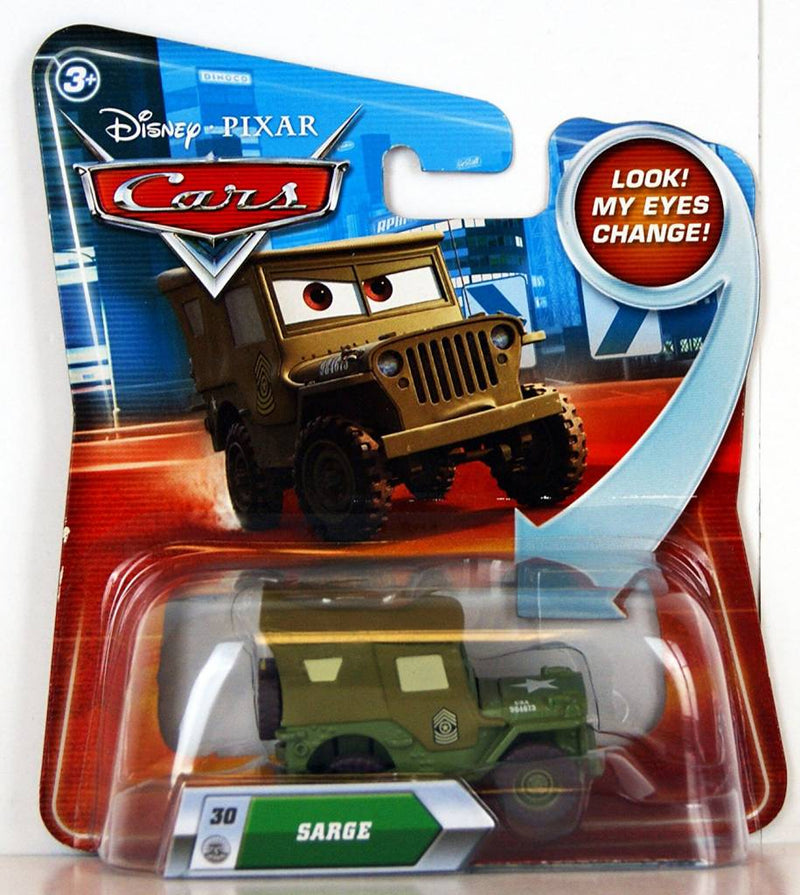 Disney Pixar Cars - Sarge (Look! My eyes Change!)