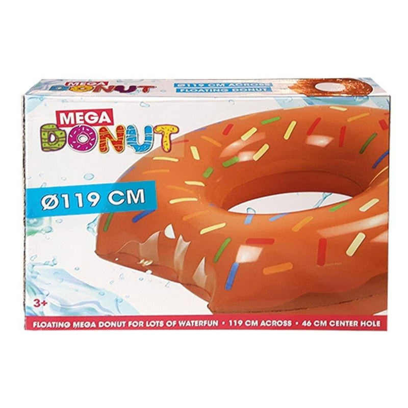Zwemring Mega Donut Bruin (119 cm)