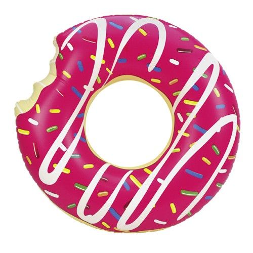 Inflatable ring Mega Donut Pink (119 cm)