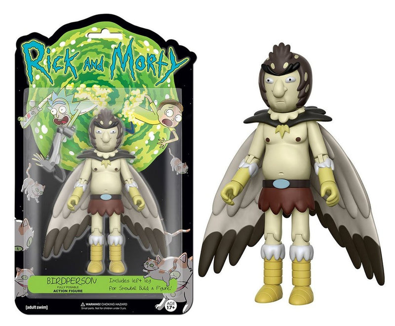 Funko Action Figure - Rick & Morty - Bird Person with Left Leg for Snowball