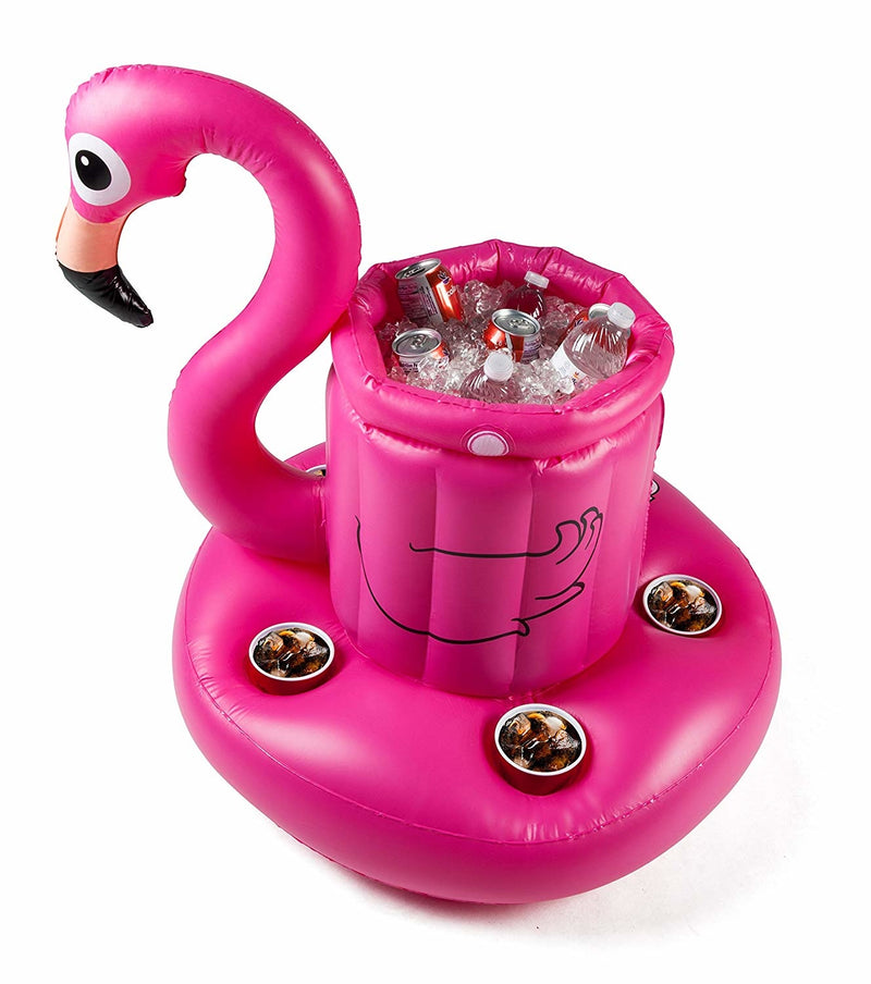 Ciroa Just Chill Fancy Pink Flamingo Large Square Insulated Cooler