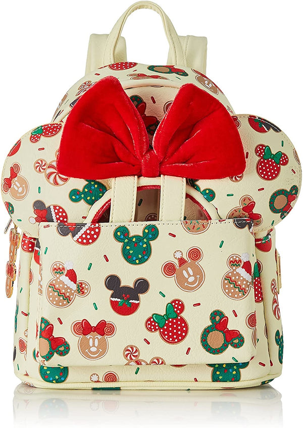 Christmas Minnie Mouse Mini Backpack