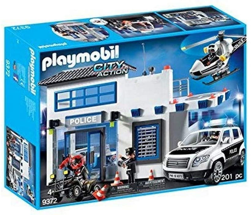 Playmobil - 9372 - Politiepost met Voertuigen