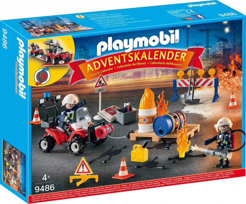Playmobil - 9486 - Advent Calendar 'Fire on the Construction Site'