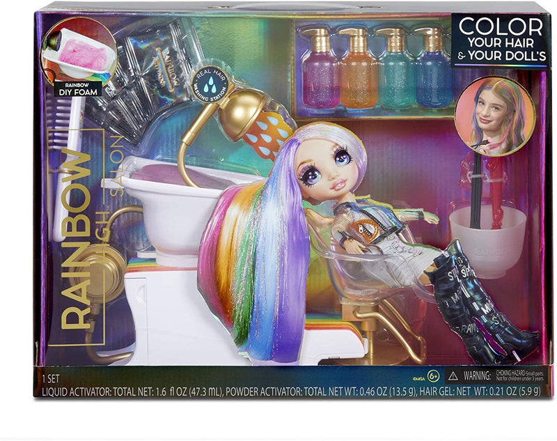 Rainbow High Salon Playset Doll hairstyling set