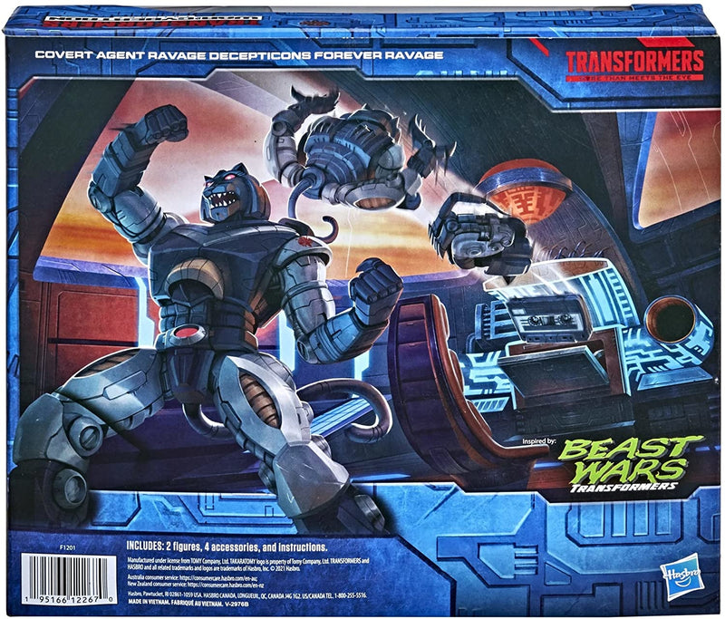Transformers - War for Cybertron - Covert Agent Ravage and Decepticons Forever Ravage - SDCC 2021 Excl.